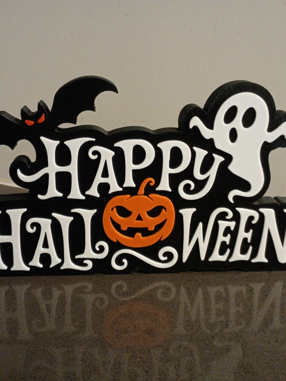 Cute Happy Halloween Decorative Sign